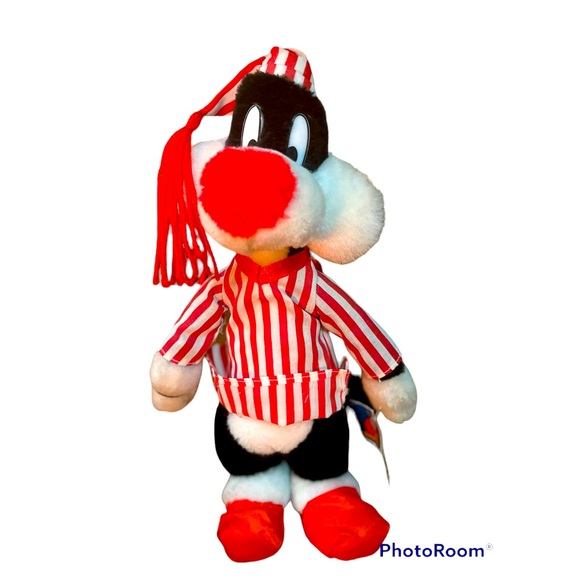 Vintage Looney Tunes Sylvester stuffed animal. Circa 1999 - Picture 1 of 3